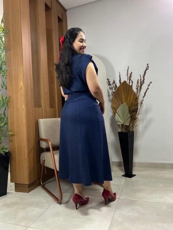 Conjunto Moletinho Saia Midi e Blusa - Image 3