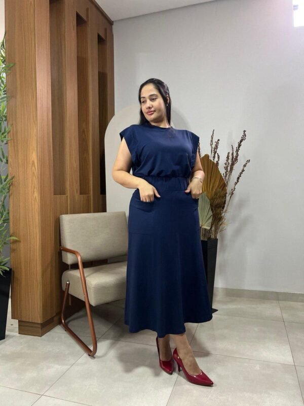 Conjunto Moletinho Saia Midi e Blusa - Image 2