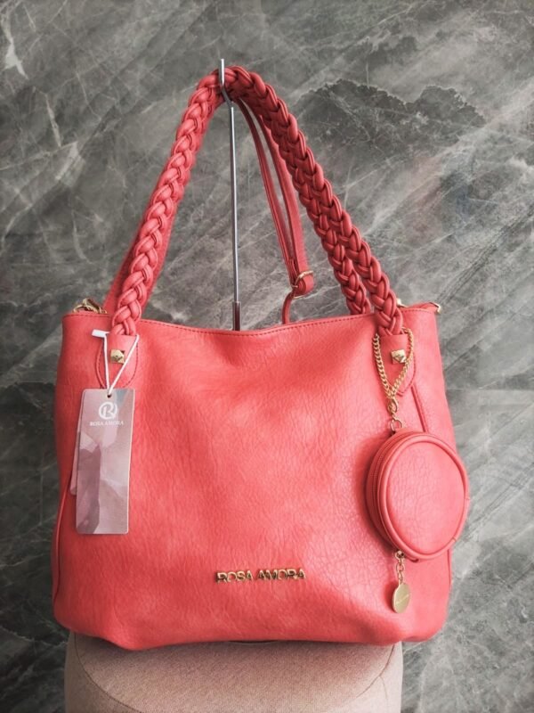 Bolsa GG Salmão com Alça Regulável - Rosa Amora