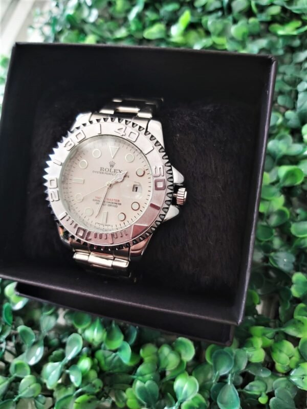 Relógio Masculino Rolex Prata Submariner - Image 3