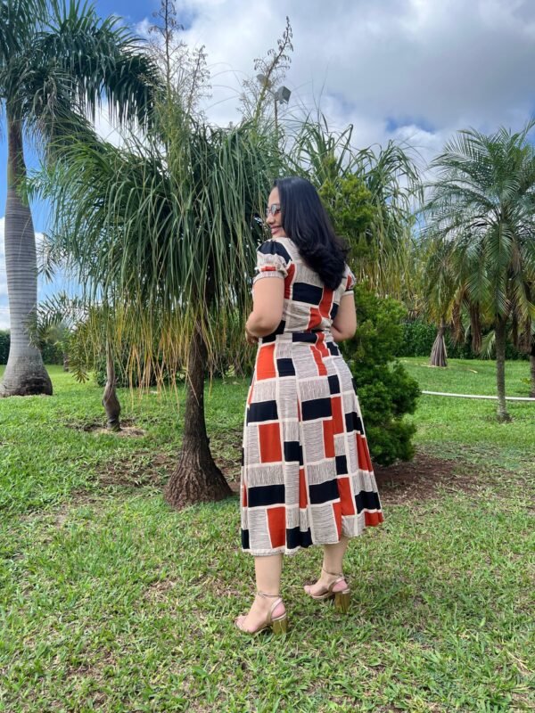 Vestido Midi Estampado - Sol da Justiça - Image 3