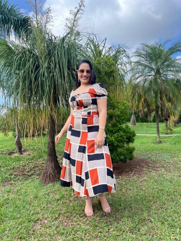 Vestido Midi Estampado - Sol da Justiça - Image 2