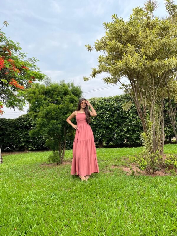 Vestido de Alça Longo com elastex - Sol da Justiça - Image 2