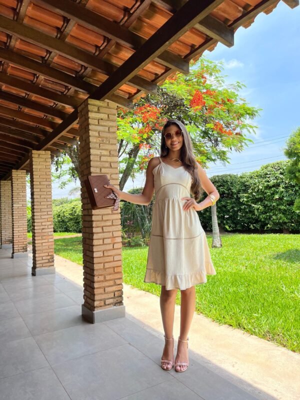 Vestido Curto de Linho - Effs