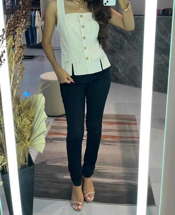 Calça Skinny Feminina Preta - Zait