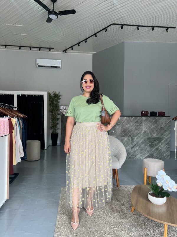 Saia Feminina Midi de Tule - Image 3