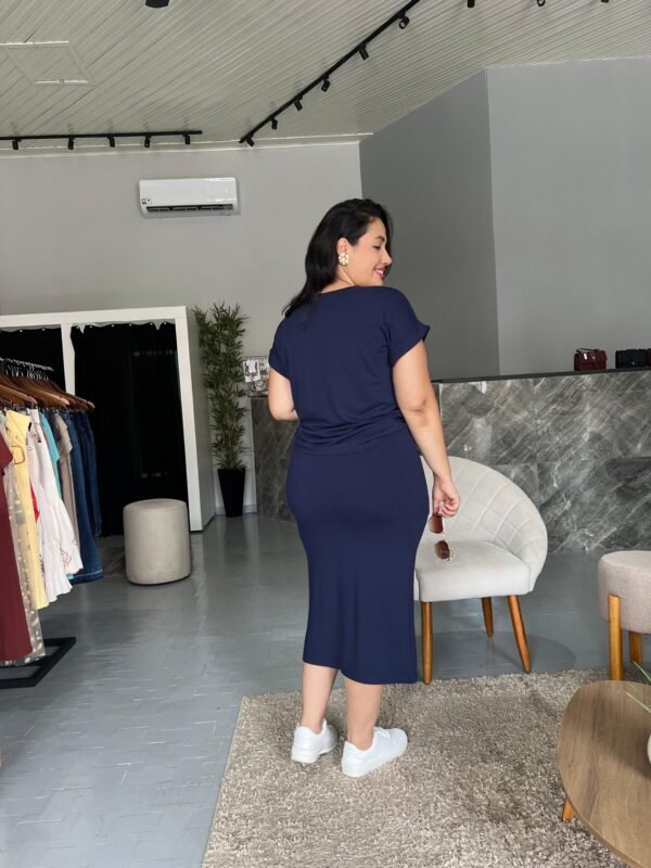 Conjunto Moletinho Saia Midi e Blusa - Image 3