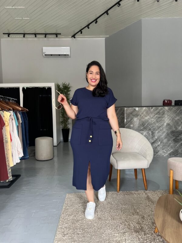 Conjunto Moletinho Saia Midi e Blusa - Image 2