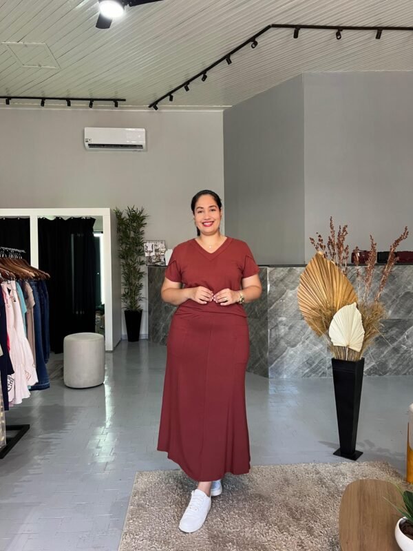 Conjunto Moletinho Saia longuete e Blusa - Image 3