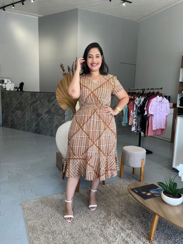 Vestido Curto Estampado - Romper da Manhã - Image 3