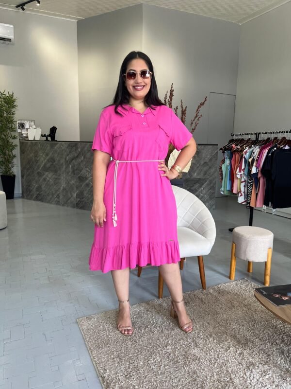Chamise Pink com Cinto cordão - Sol da Justiça - Image 3