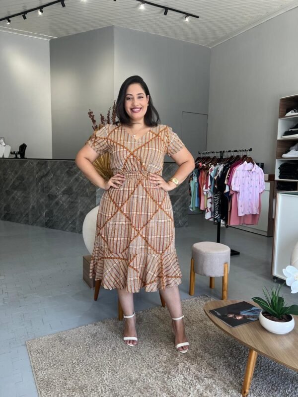 Vestido Curto Estampado - Romper da Manhã