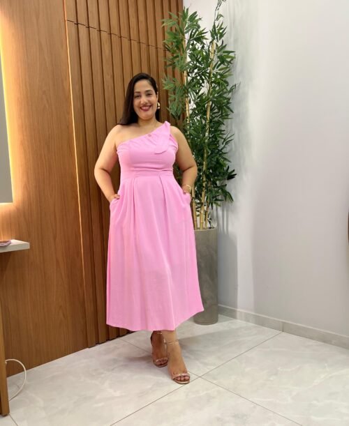 Vestido Nula Manga Viscolinho Premium (G)