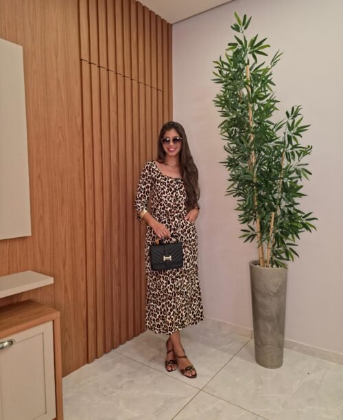 Chamise Animal Print Com Cinto (M/G)